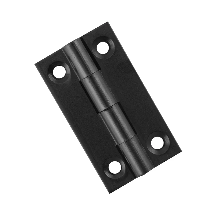 Tradco Fixed Pin Hinges Matt Black - Image 3
