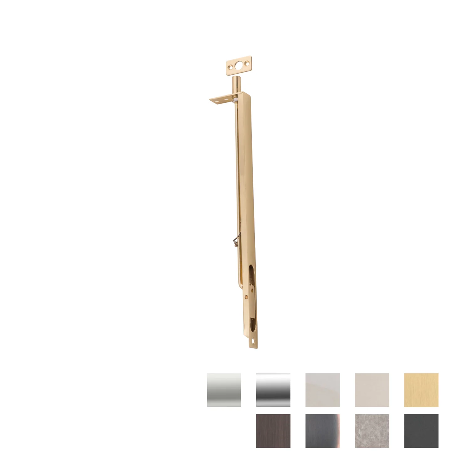 Tradco Flush Bolt 300mm - Available in Various Finishes