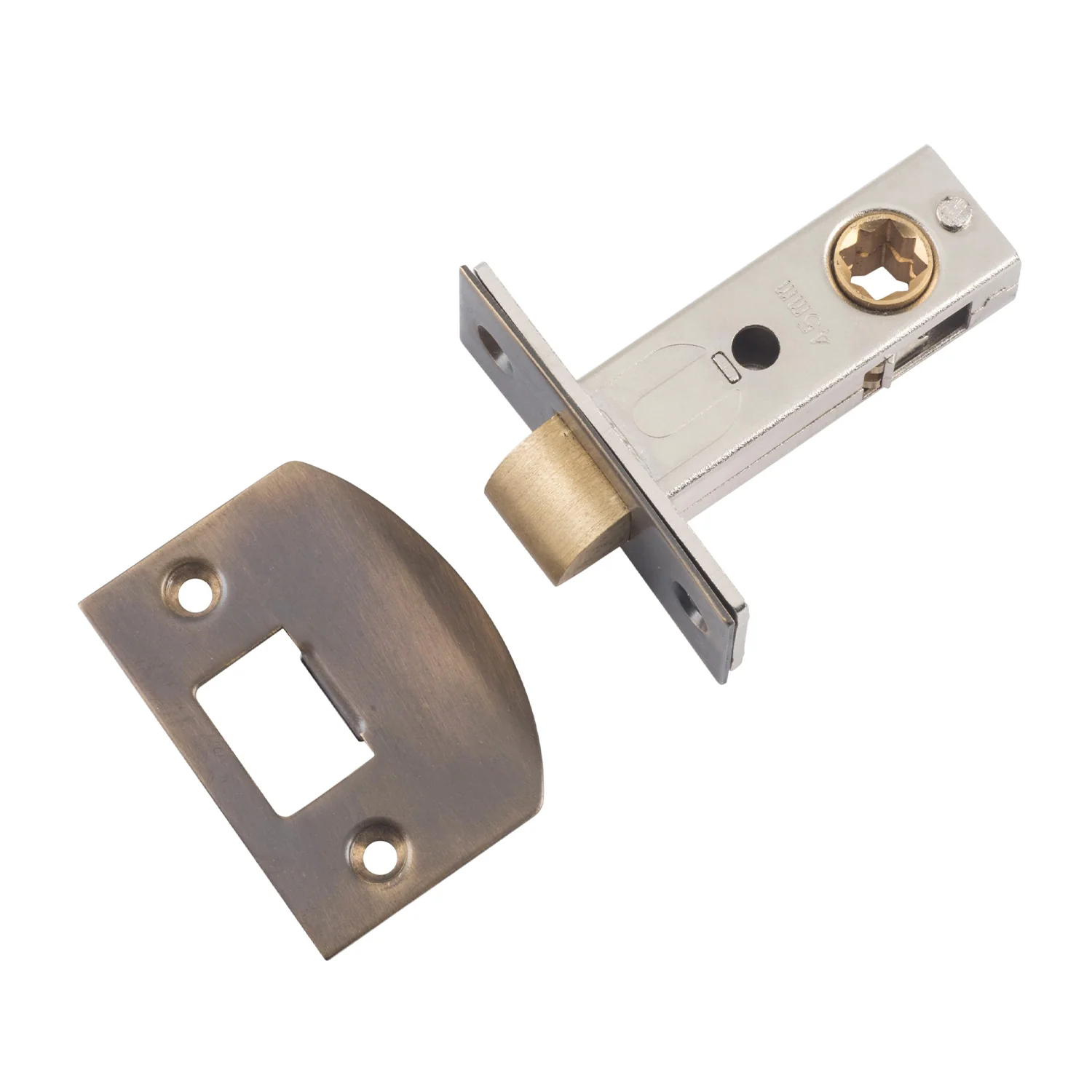 Tradco Hard Sprung Split Cam Tube Latch with Strike - Available in Various Finishes and Sizes - Image 3