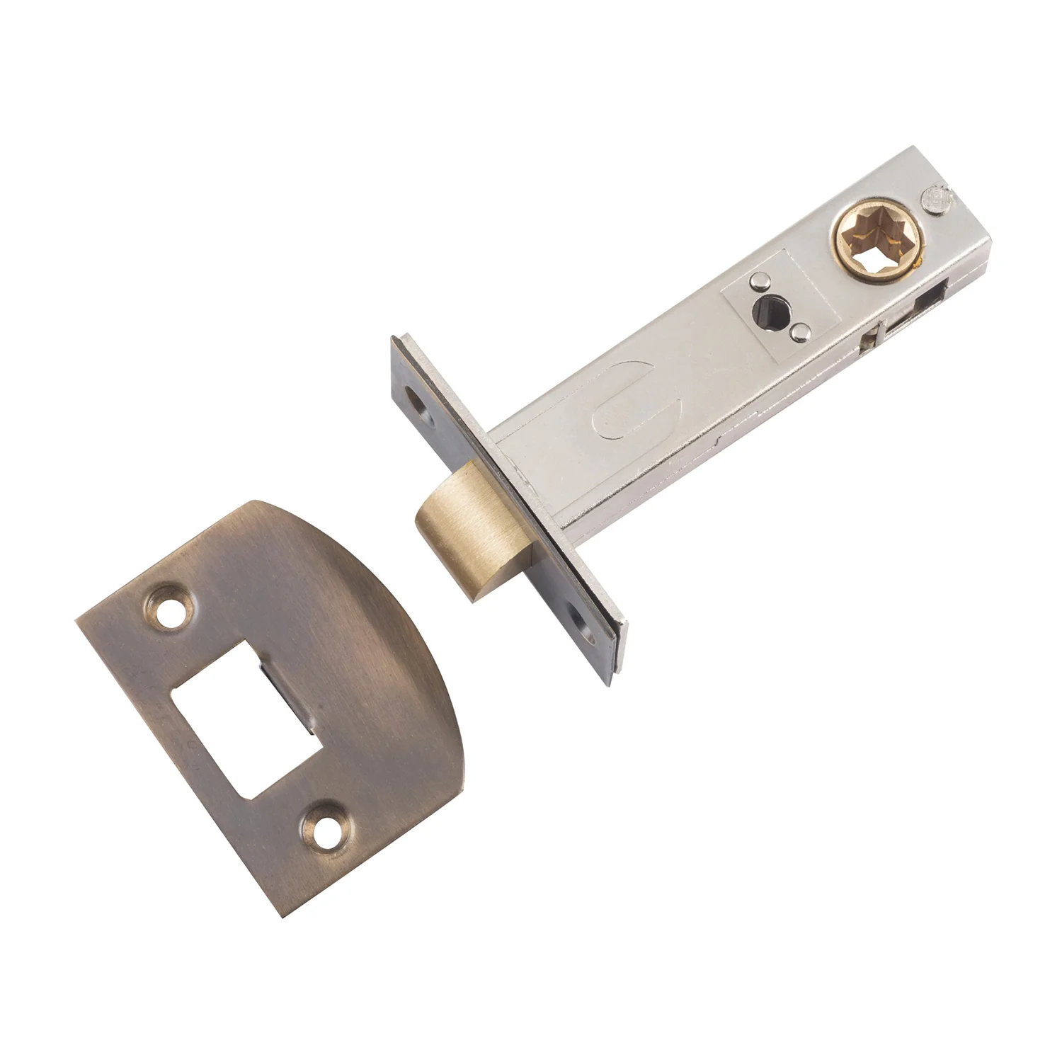 Tradco Hard Sprung Split Cam Tube Latch with Strike - Available in Various Finishes and Sizes - Image 4