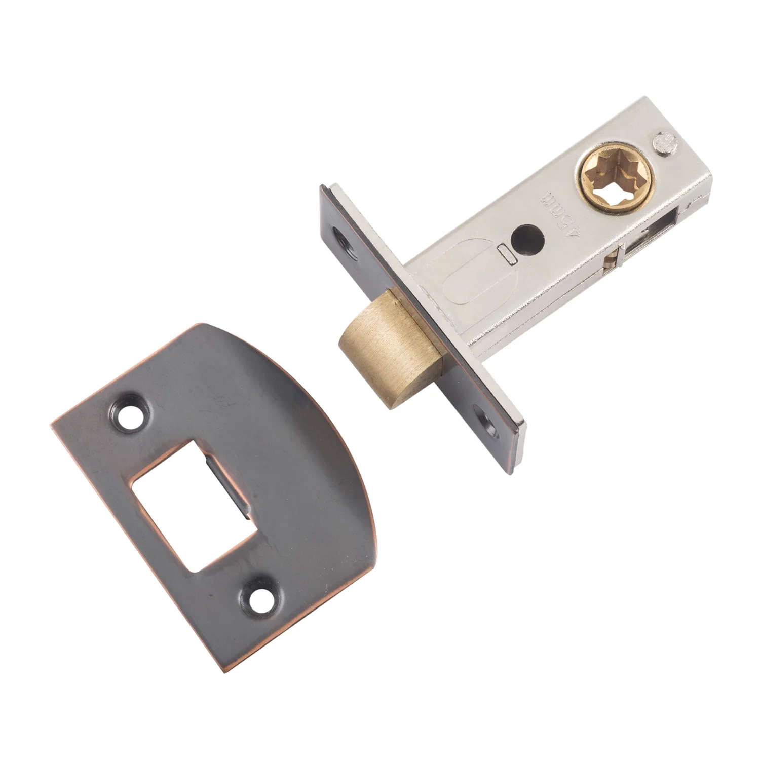 Tradco Hard Sprung Split Cam Tube Latch with Strike - Available in Various Finishes and Sizes - Image 5