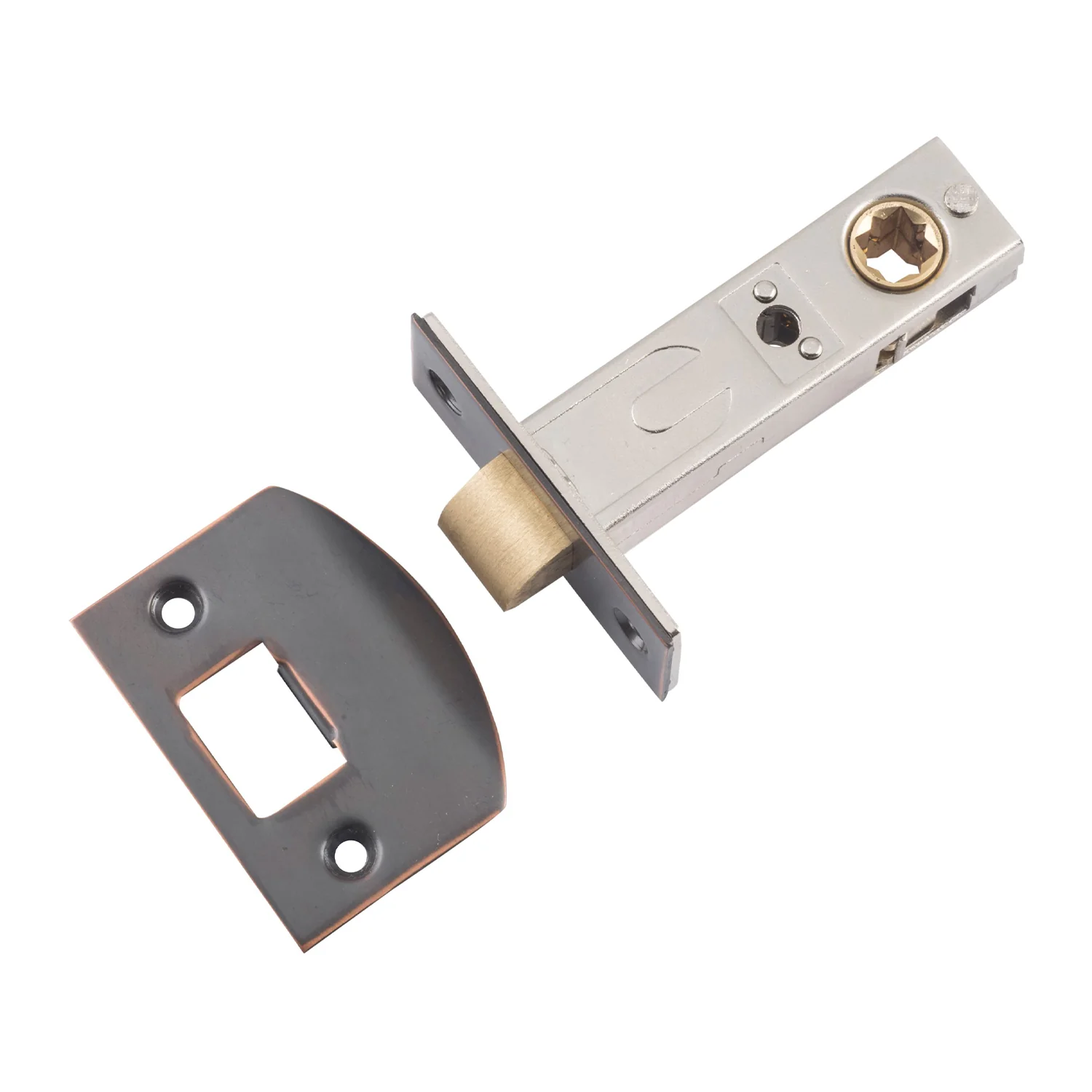 Tradco Hard Sprung Split Cam Tube Latch with Strike - Available in Various Finishes and Sizes - Image 6