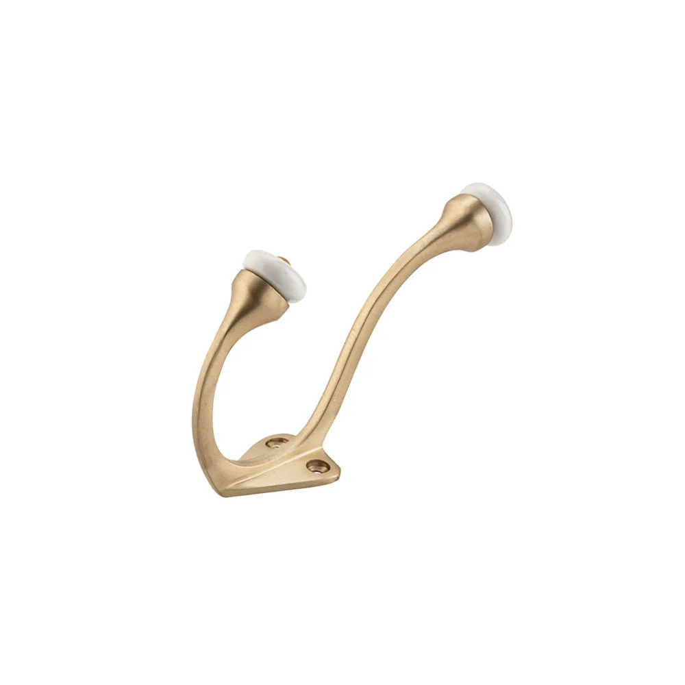 Tradco Hat & Coat Hook Porcelain Tip - Available in Various Finishes - Image 4
