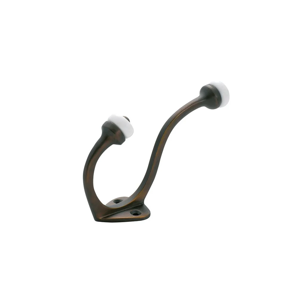 Tradco Hat & Coat Hook Porcelain Tip - Available in Various Finishes - Image 5
