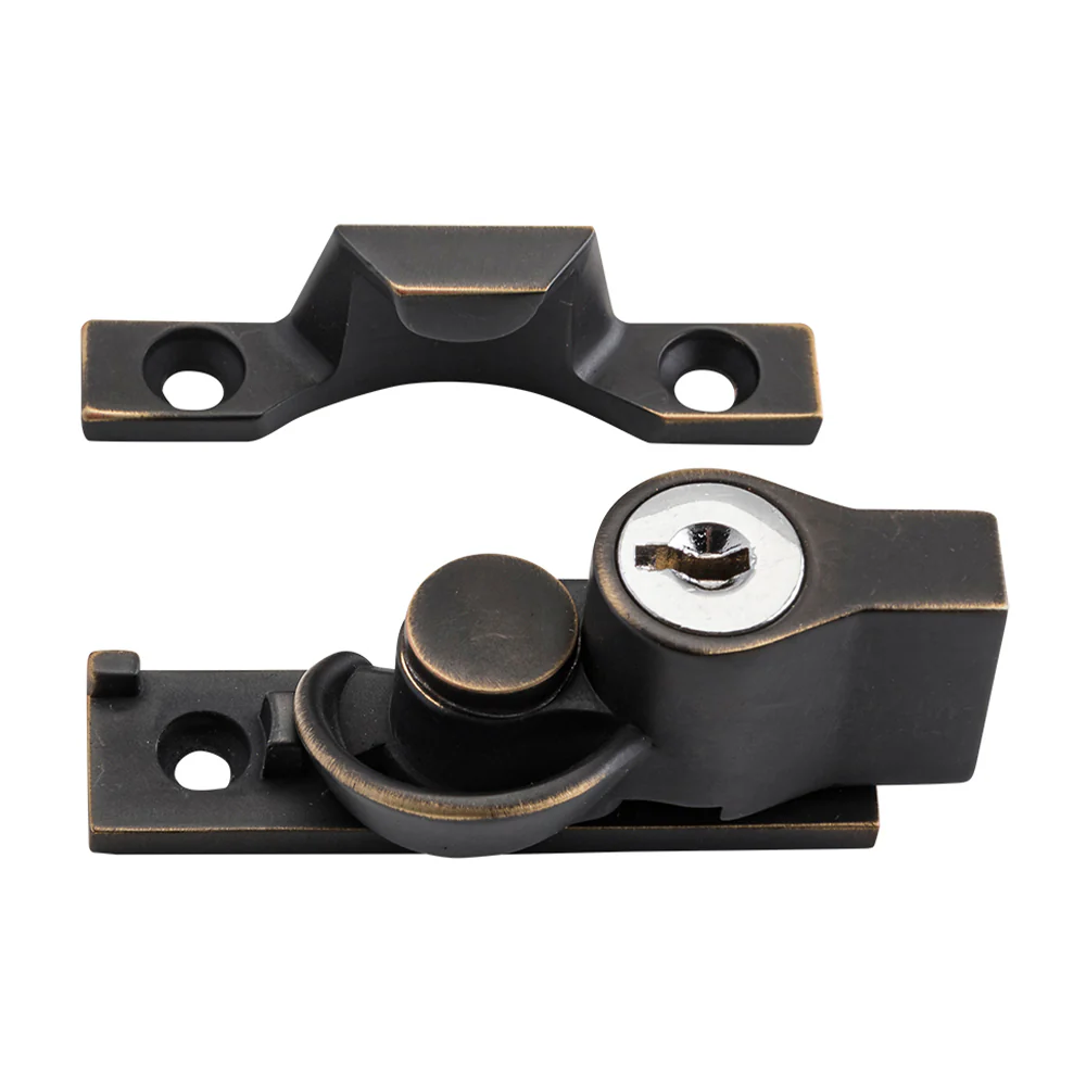Tradco Key Operated Narrow Locking Sash Fastener - Available In Various Finishes - Image 3