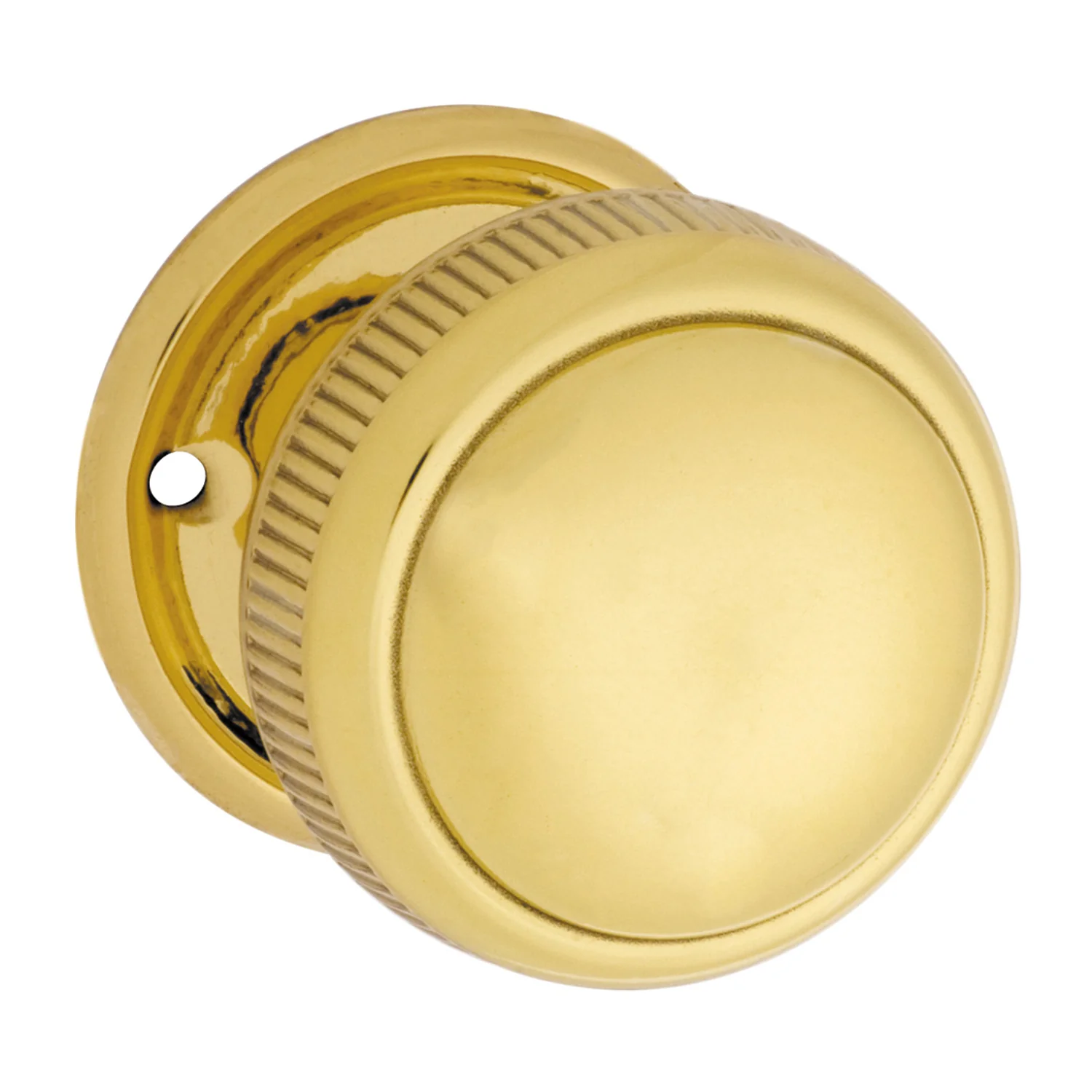 Tradco Large Milled Edged Mortice Door Knob on Round Rose - Image 6