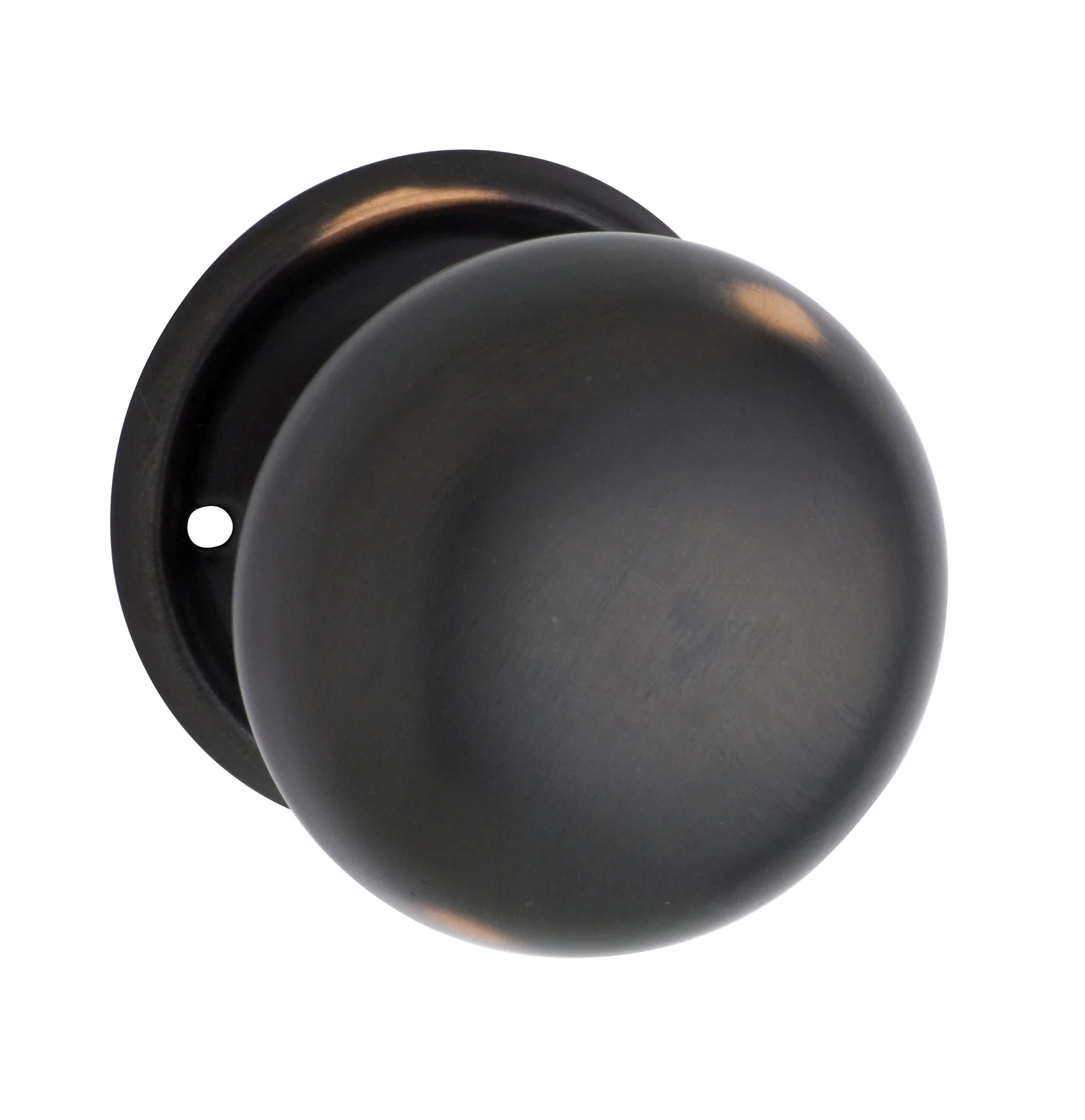 Tradco Plain Mortice Knob Antique Copper 1011