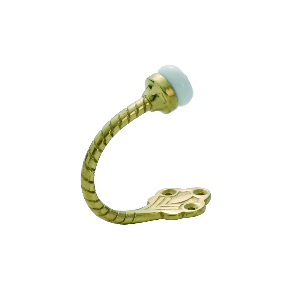 Tradco Porcelain Tip Rope Robe Hook - Available in Various Finishes - Image 2