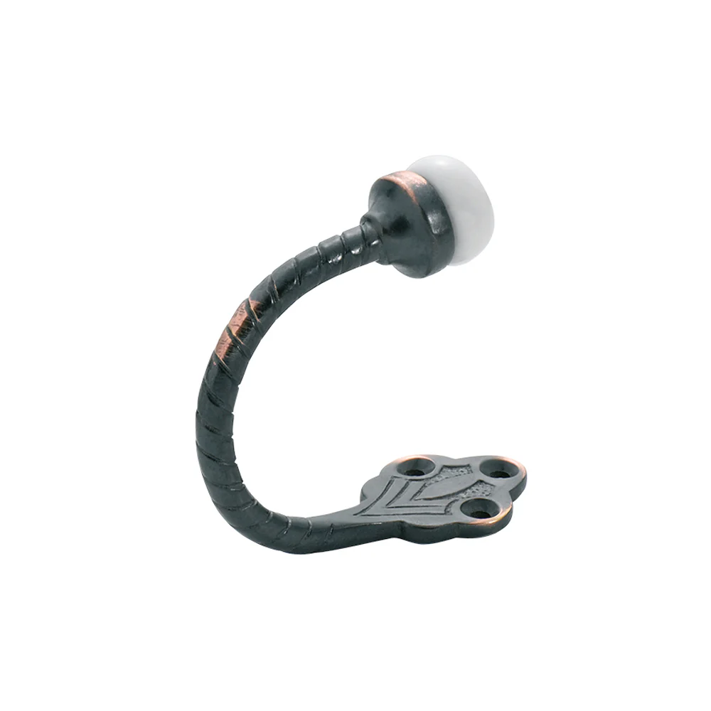 Tradco Porcelain Tip Rope Robe Hook - Available in Various Finishes - Image 3