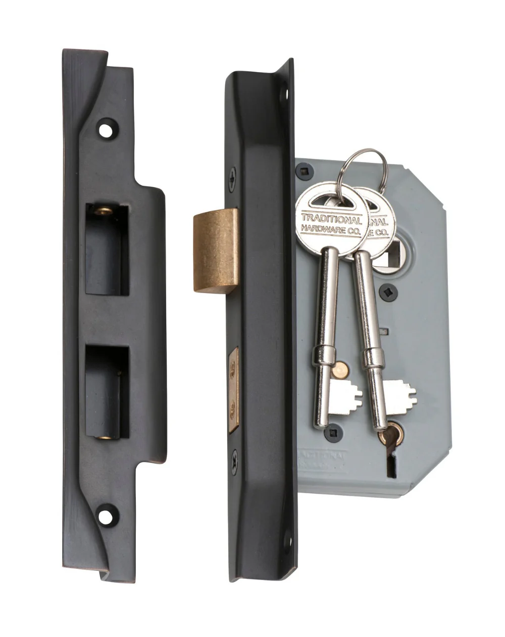 Tradco Rebated 5 Lever Mortice Lock - Available In Various Finishes - Image 12