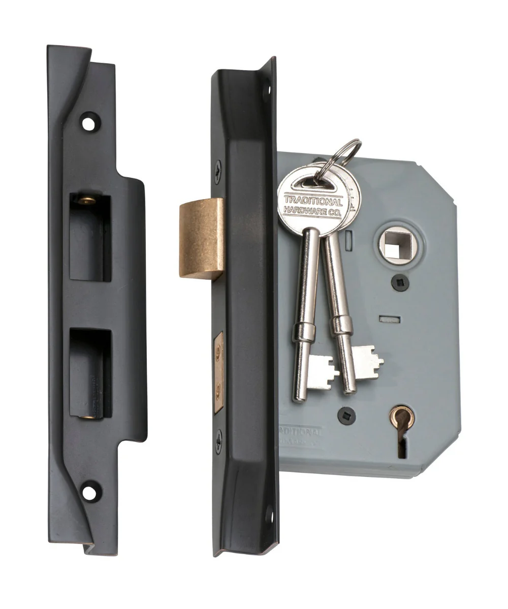 Tradco Rebated 5 Lever Mortice Lock - Available In Various Finishes - Image 13