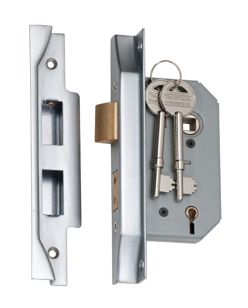 Tradco Rebated 5 Lever Mortice Lock - Available In Various Finishes - Image 16