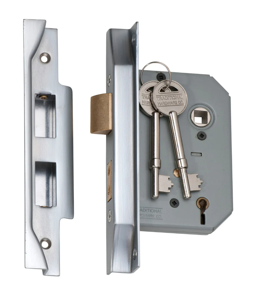 Tradco Rebated 5 Lever Mortice Lock - Available In Various Finishes - Image 17