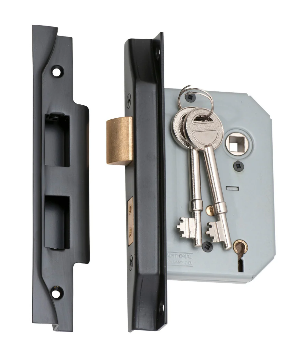 Tradco Rebated 5 Lever Mortice Lock - Available In Various Finishes - Image 19