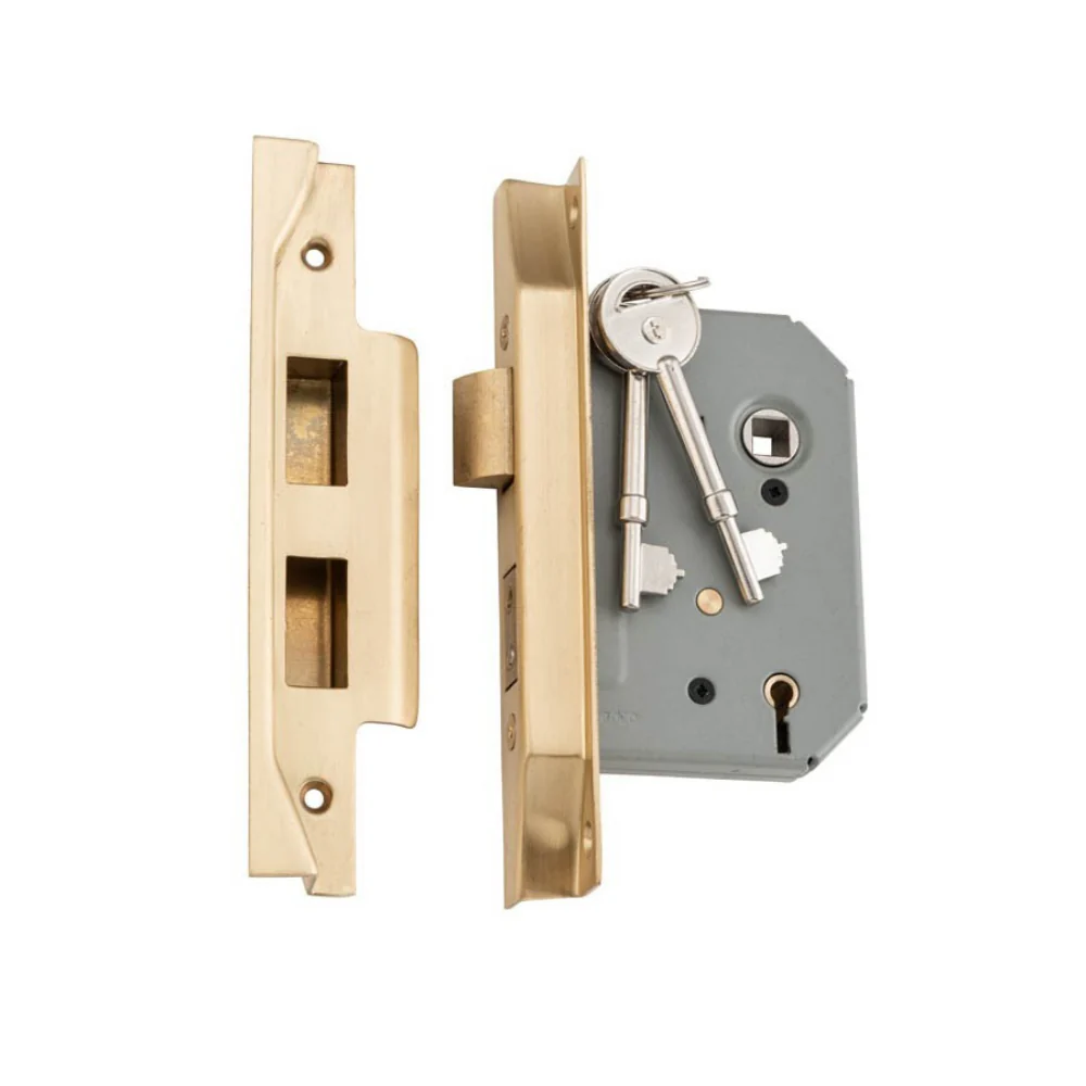 Tradco Rebated 5 Lever Mortice Lock - Available In Various Finishes - Image 20