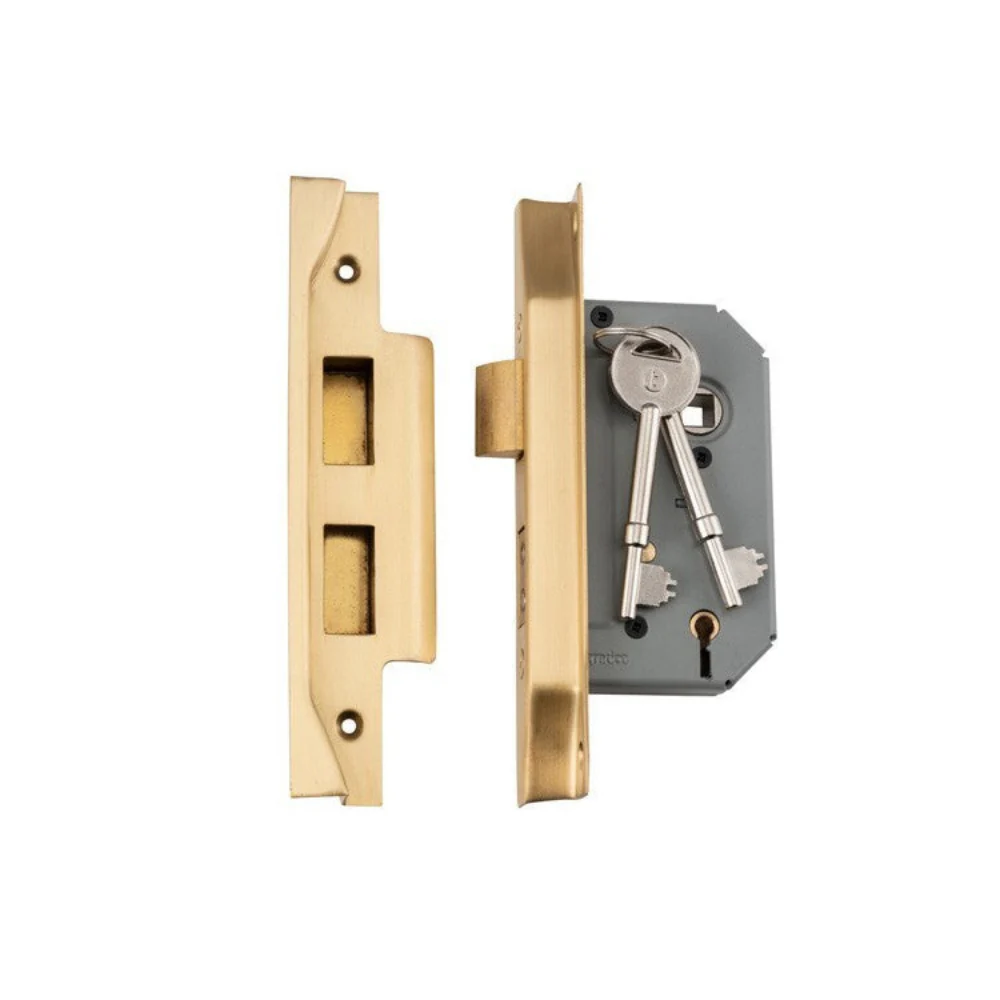 Tradco Rebated 5 Lever Mortice Lock - Available In Various Finishes - Image 21