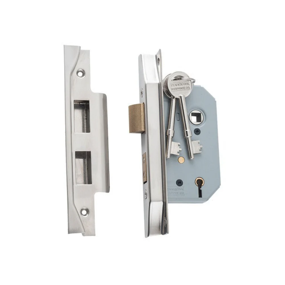 Tradco Rebated 5 Lever Mortice Lock - Available In Various Finishes - Image 6