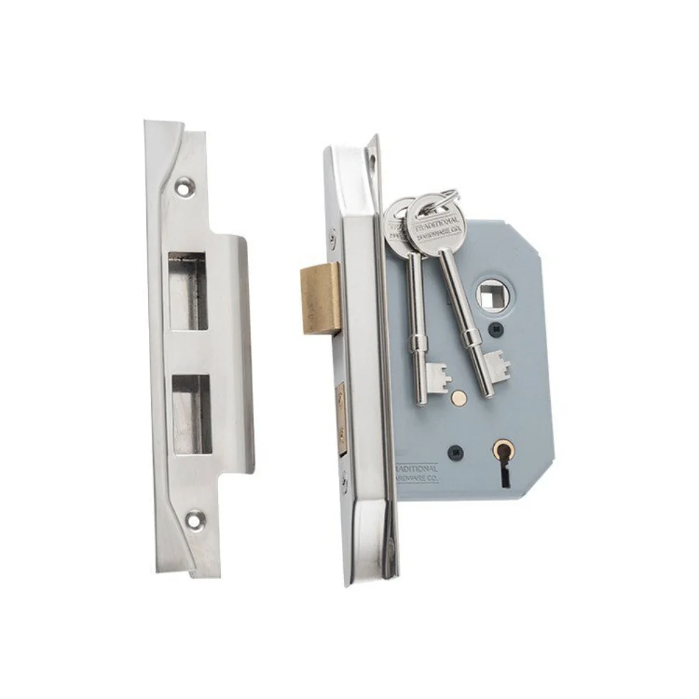 Tradco Rebated 5 Lever Mortice Lock - Available In Various Finishes - Image 7