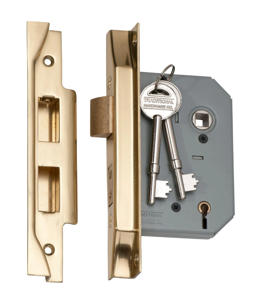 Tradco Rebated 5 Lever Mortice Lock - Available In Various Finishes - Image 9