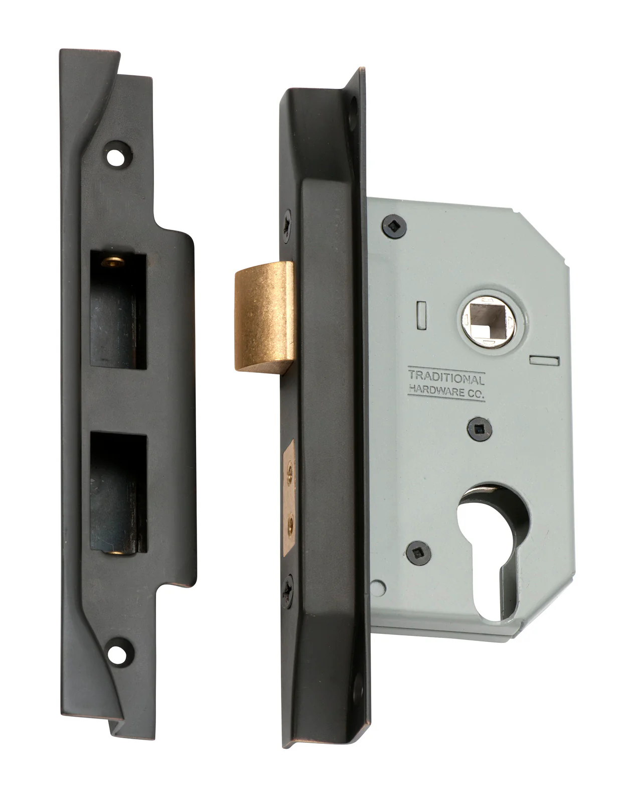 Tradco Rebated Euro Mortice Lock - Available In Various Finishes and Sizes - Image 12