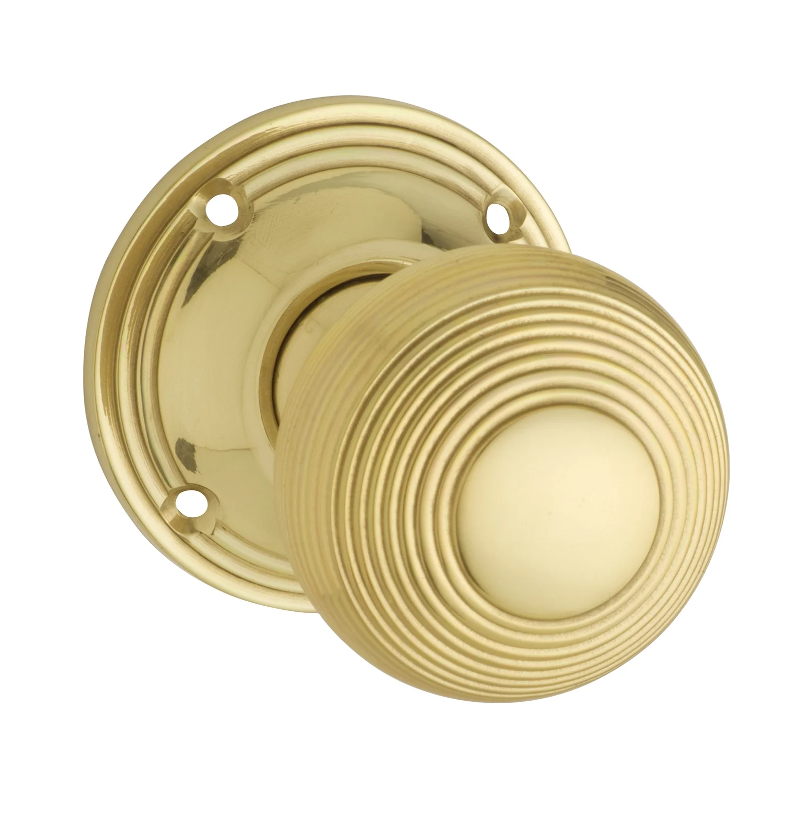 Tradco Reeded Mortice Door Knob on Round Rose - Customise to your needs - Image 3