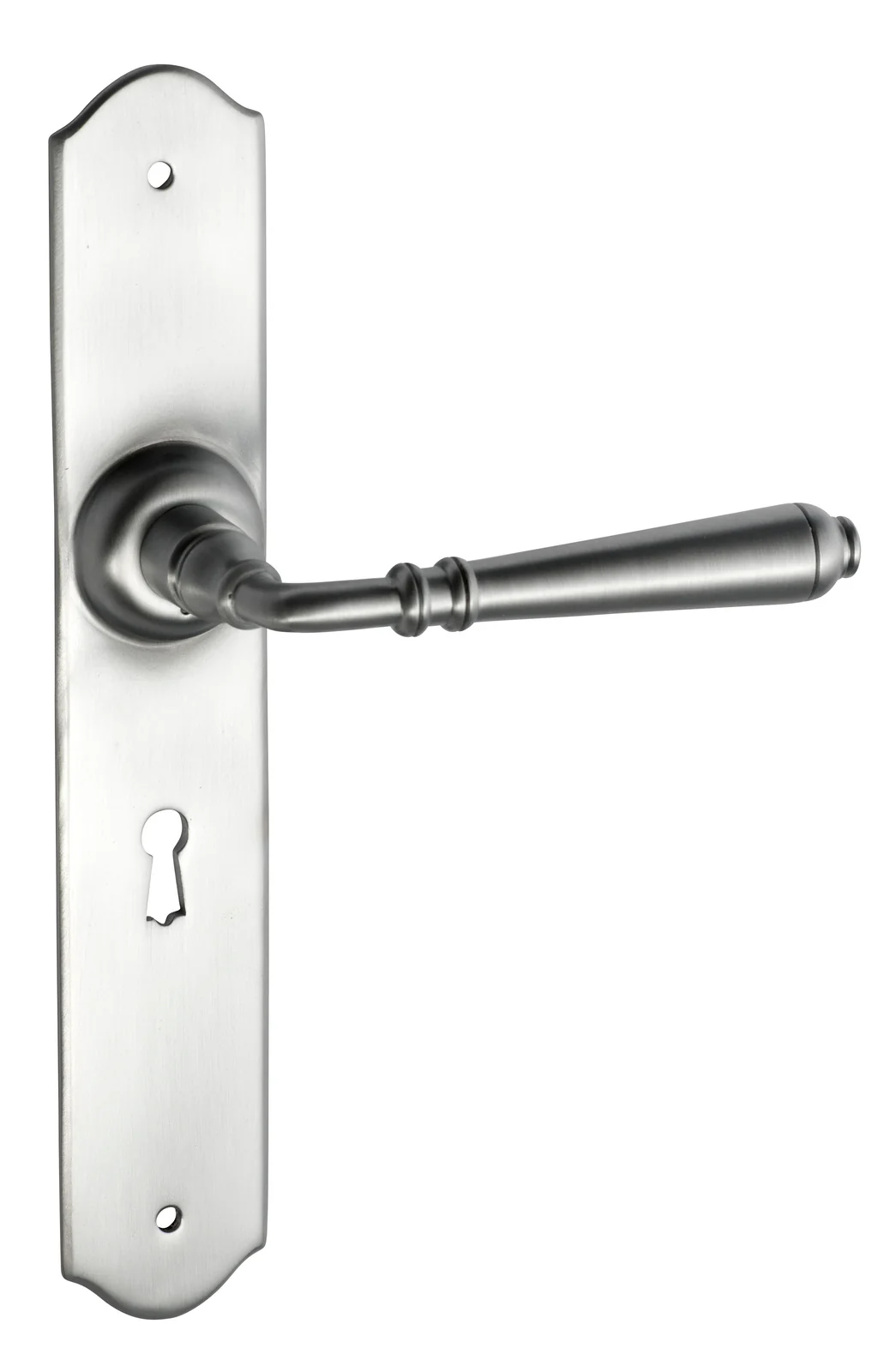 Tradco Reims Lever Door Handle on Long Backplate Satin Chrome - Image 6