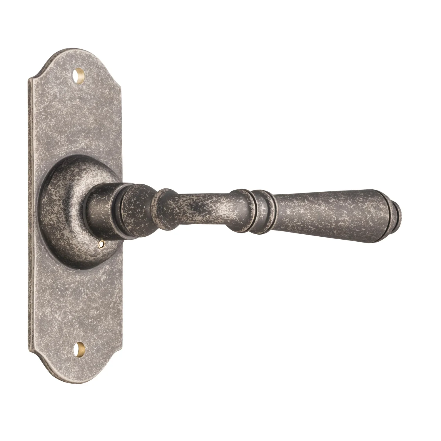 Tradco Reims Lever Door Handle on Short Backplate Passage - Image 2