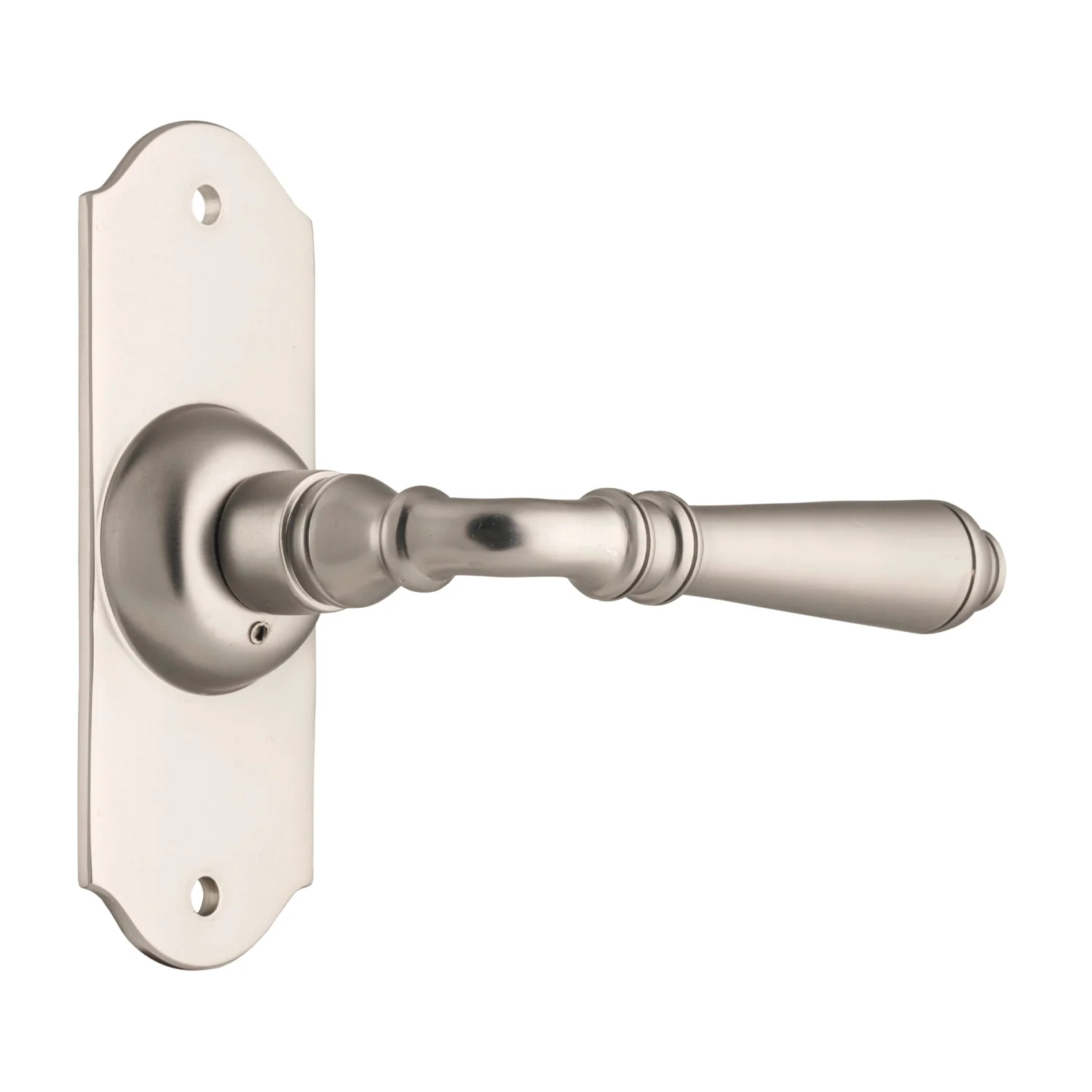Tradco Reims Lever Door Handle on Short Backplate Passage - Image 3