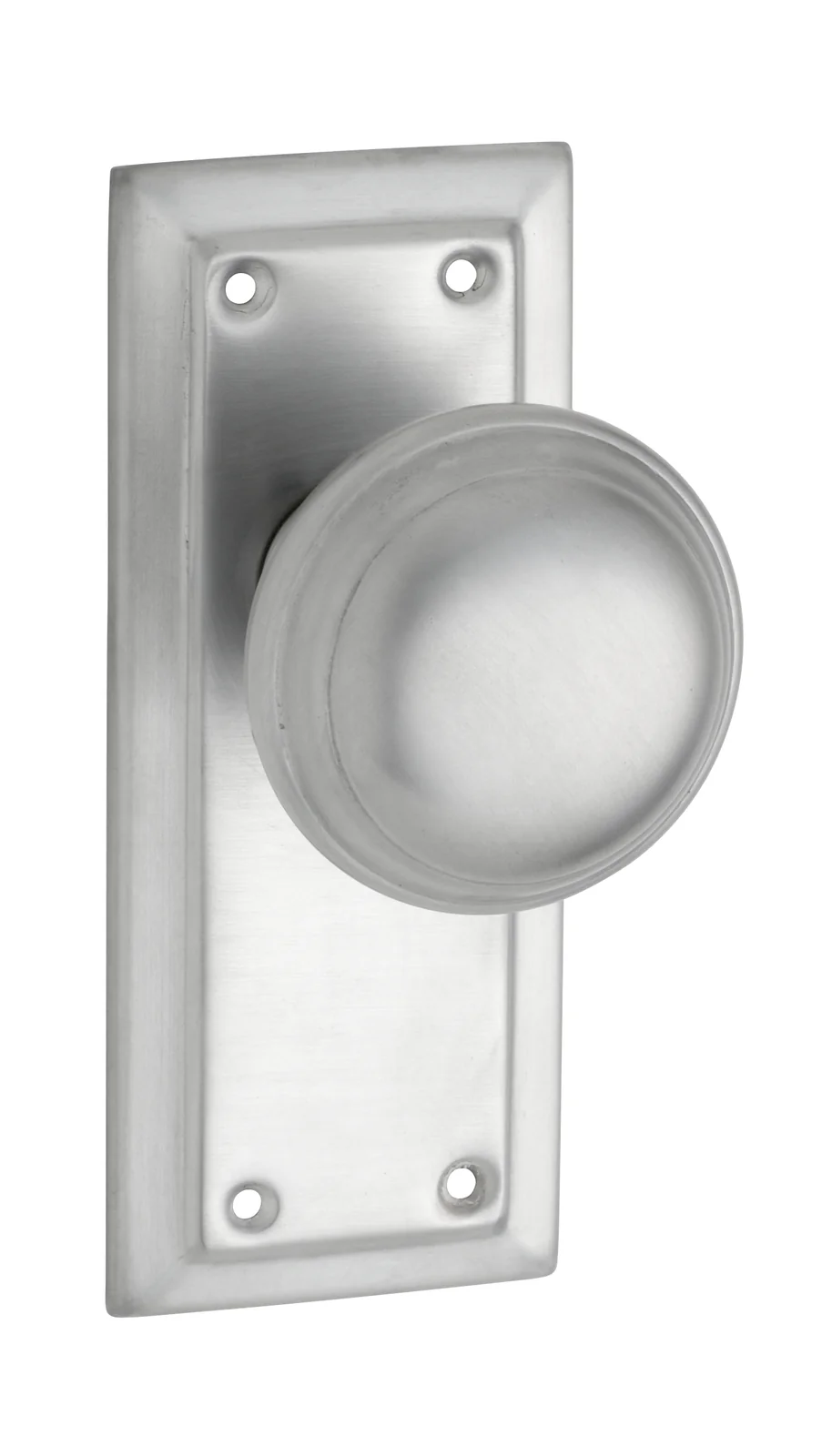 Tradco Richmond Door Knob on Short Backplate Passage - Image 4