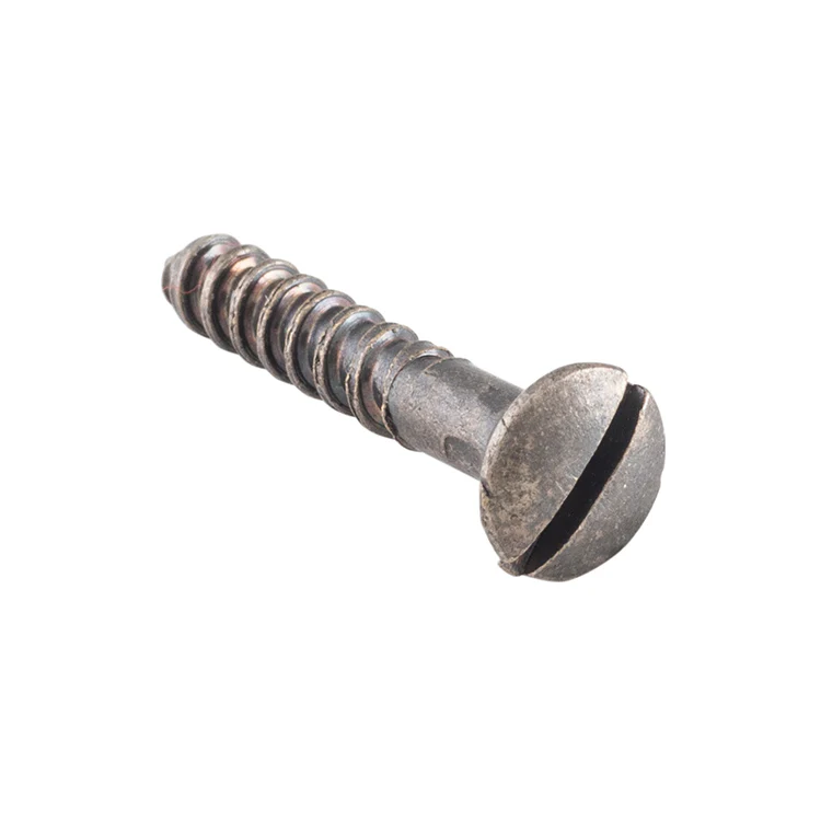 Tradco SCRN19+ Domed Head Screw Rumbled Nickel Pack of 50 - Image 3