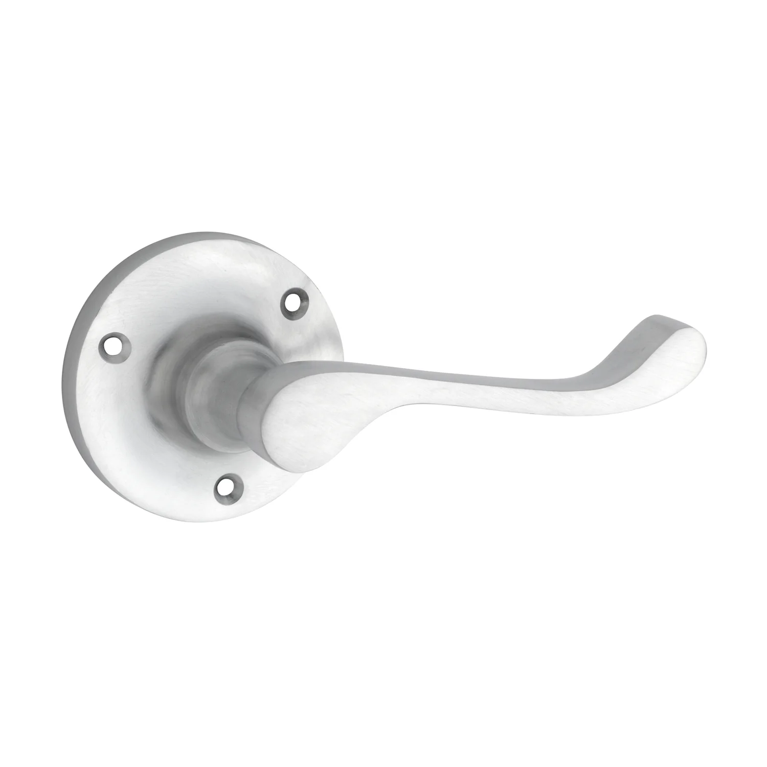 Tradco Victorian Door Lever Handle on Round Rose - Image 4