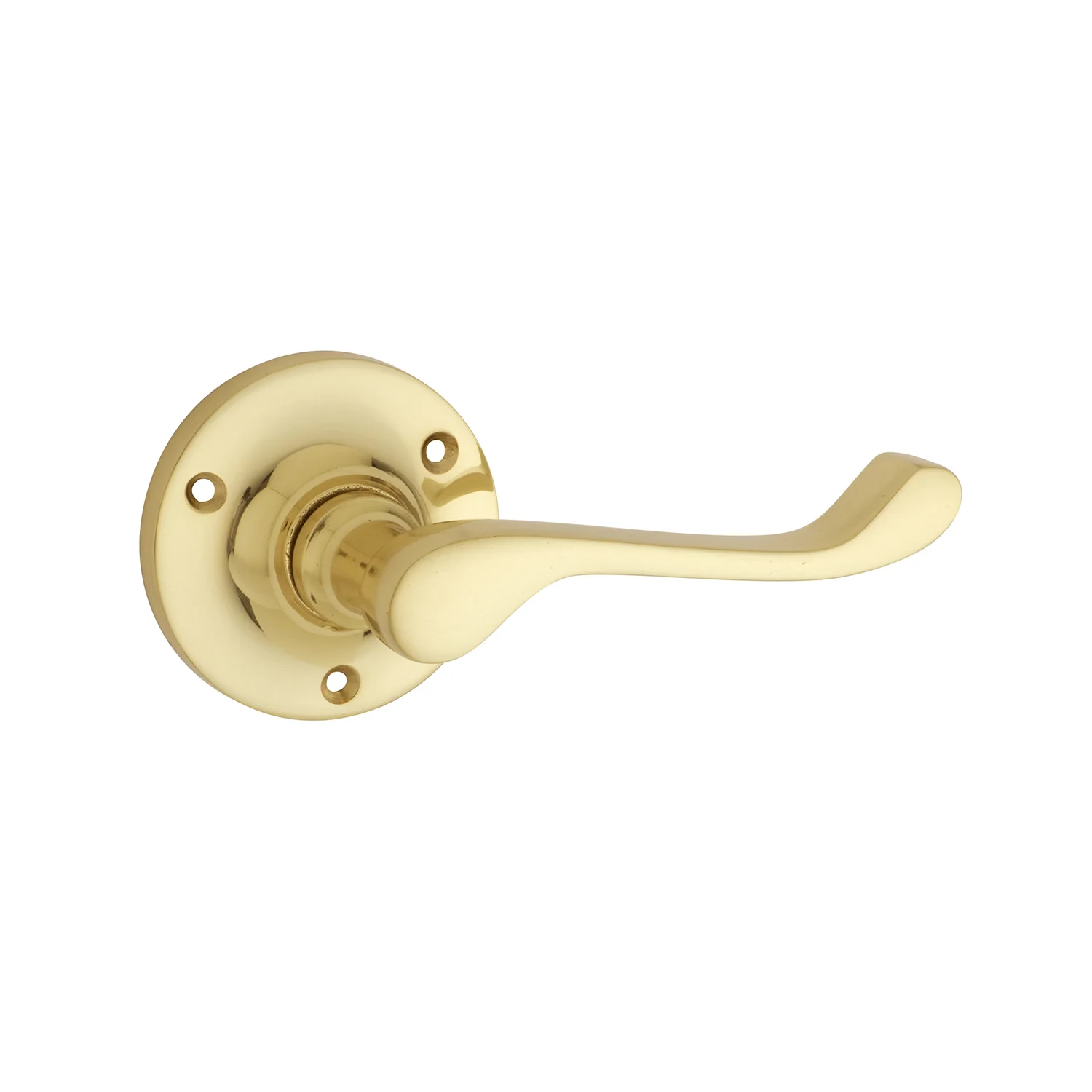 Tradco Victorian Door Lever Handle on Round Rose - Image 5