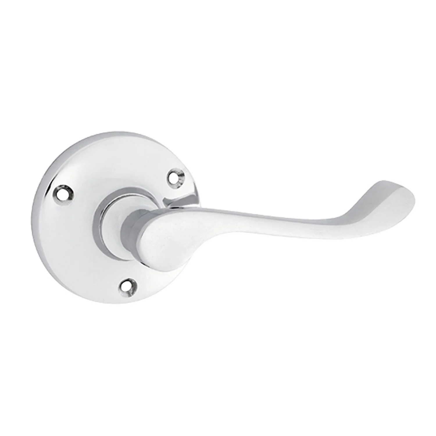 Tradco Victorian Door Lever Handle on Round Rose - Image 6