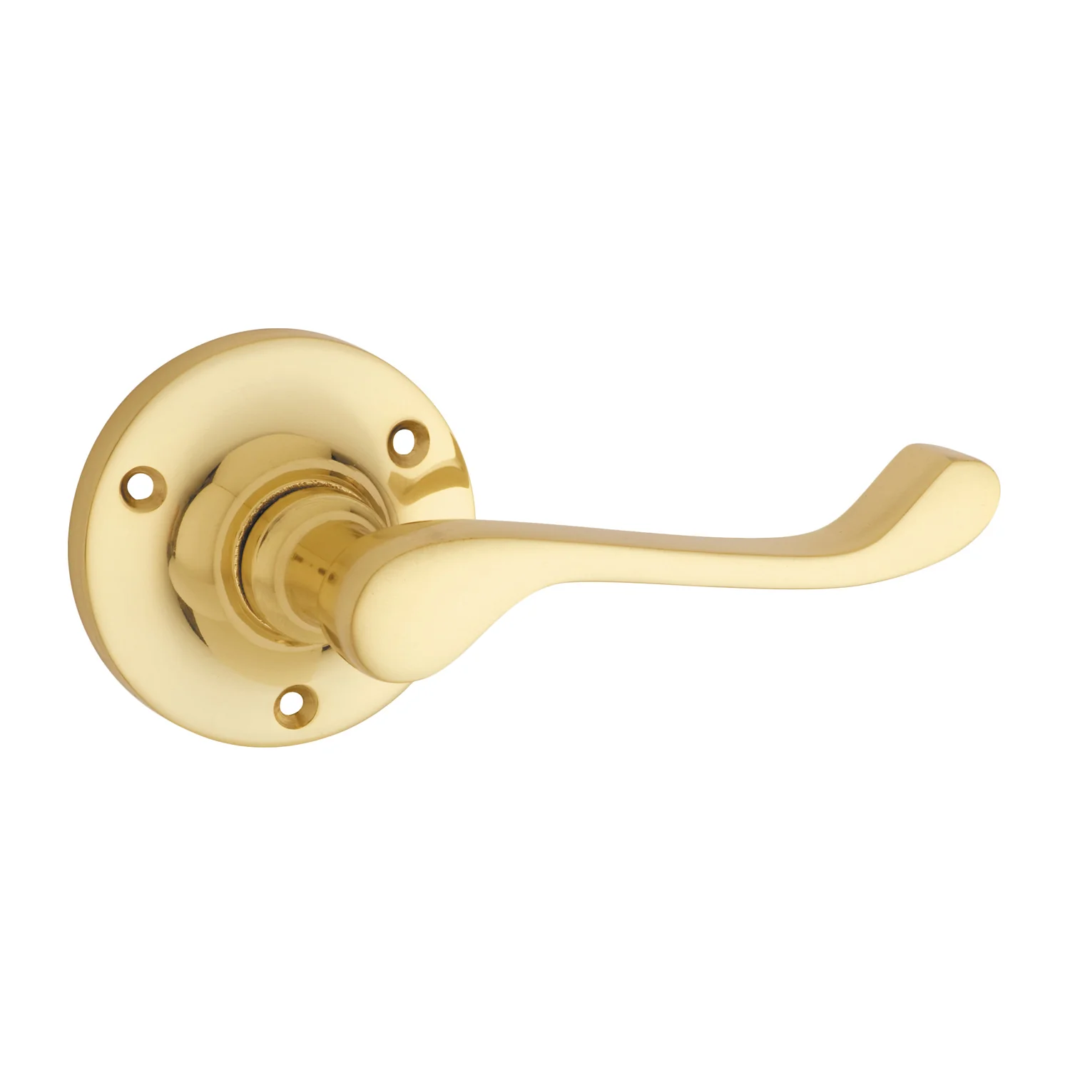 Tradco Victorian Door Lever Handle on Round Rose - Image 8
