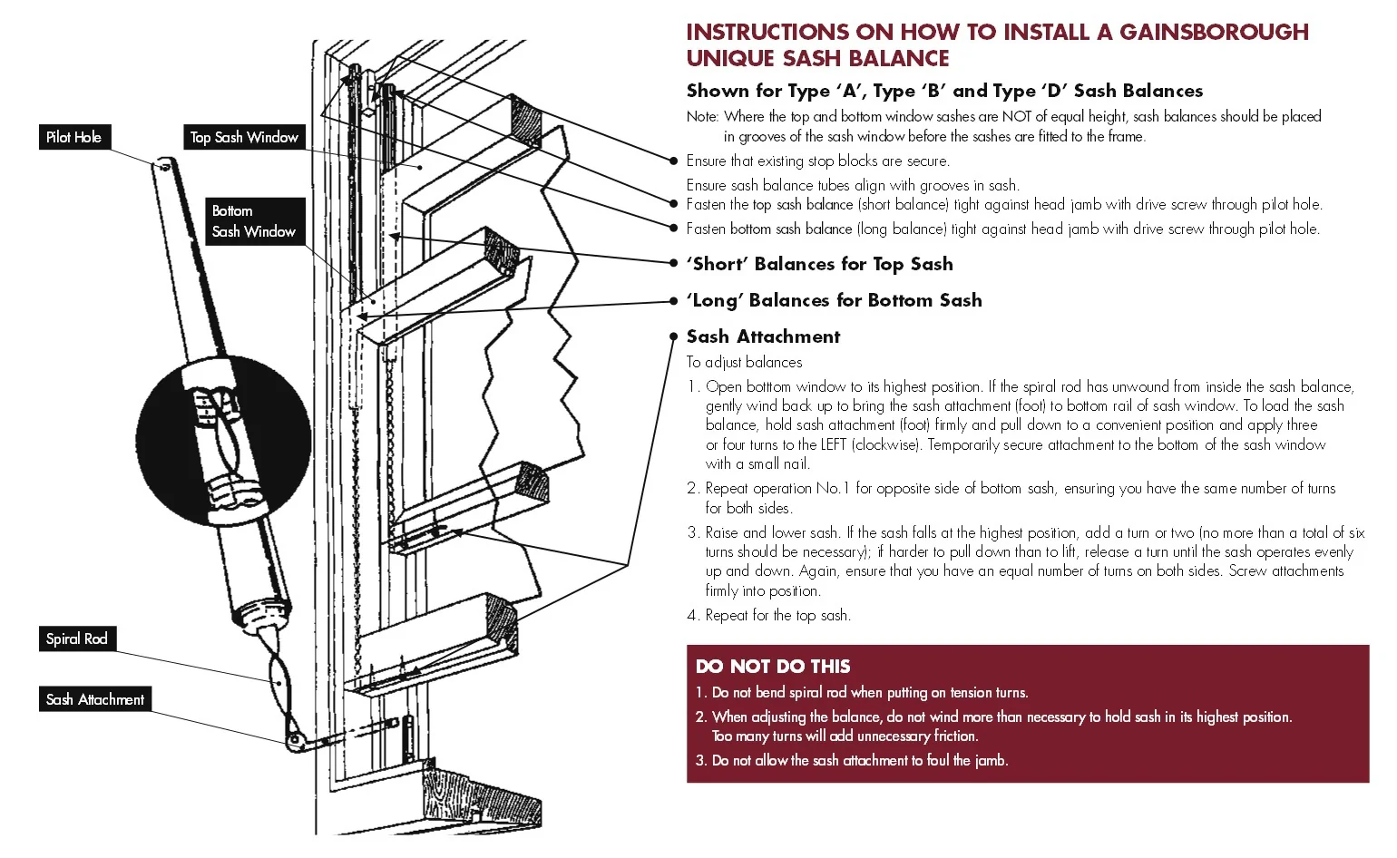 UNIQUE Window Sash Balance Type HD White 14mm Rebate - Image 5