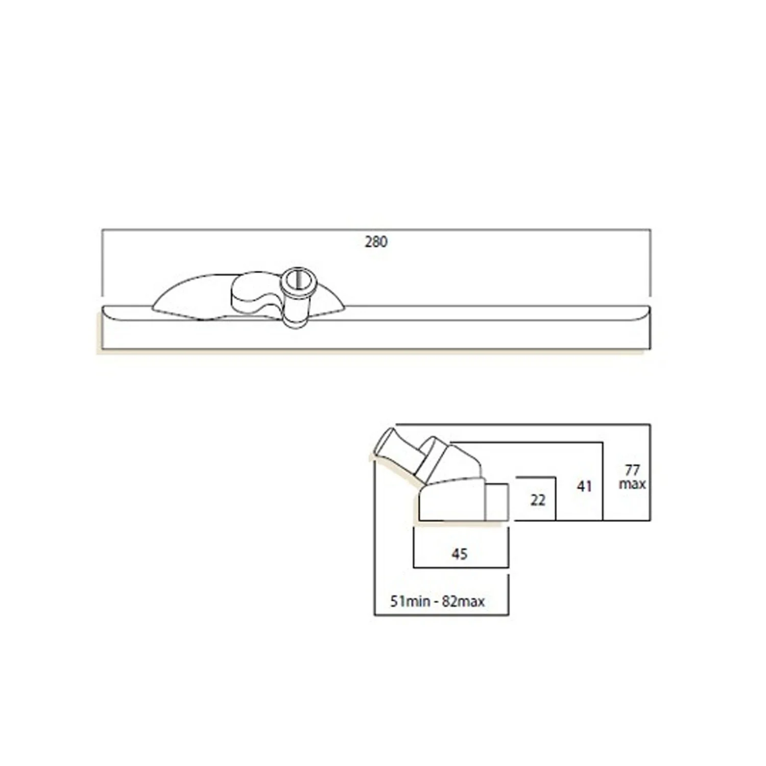 Whitco Window Chain Winder MK8 White Standard Non Lockable W370216 - Image 2