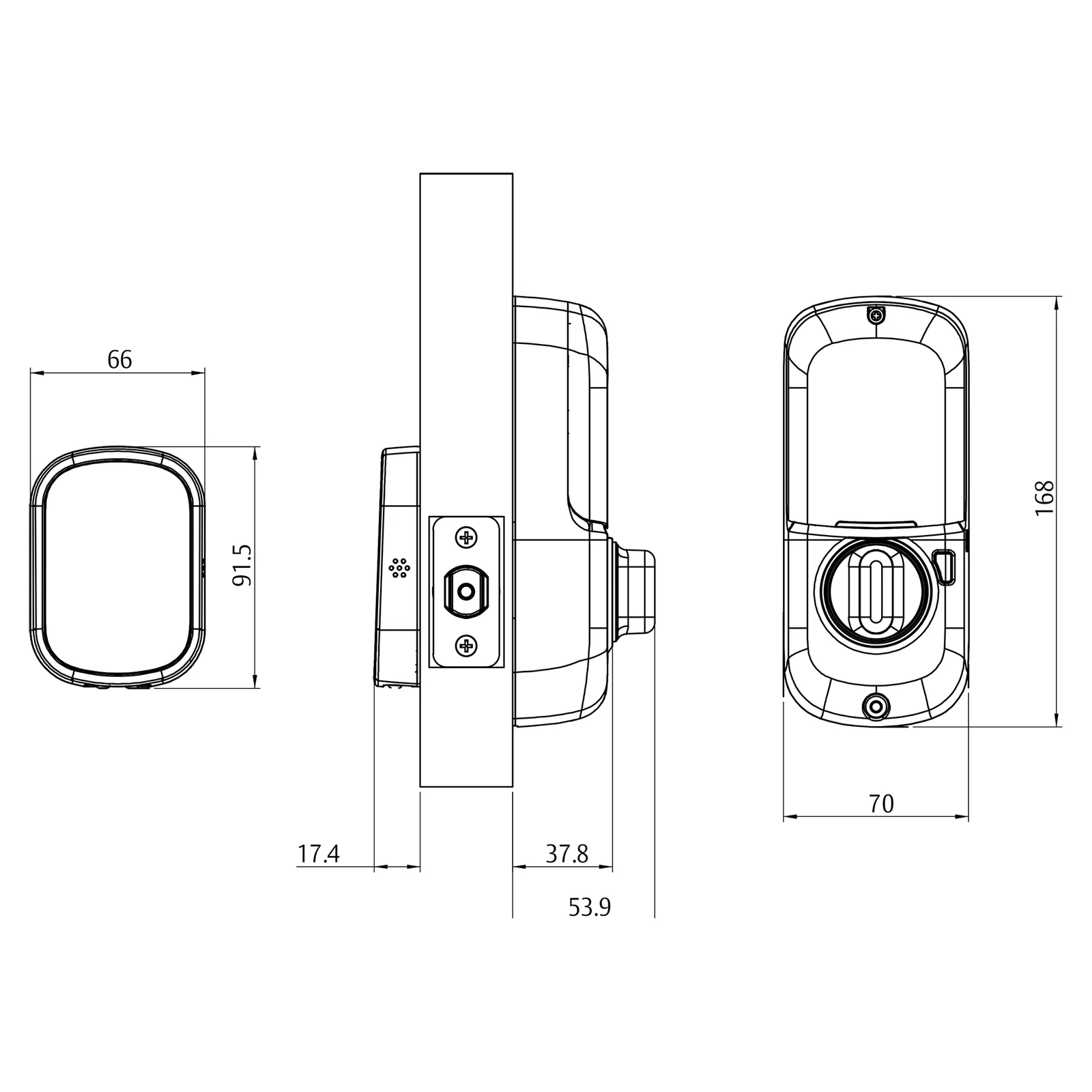 Yale Assure SL Smart Digital Deadbolt Door Lock Home Kit - Image 3