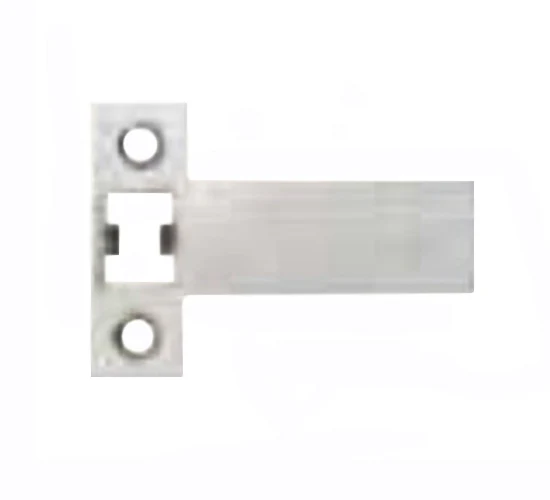 Zanda 1209SS Extended Strike Plate Satin Stainless Steel 98mm