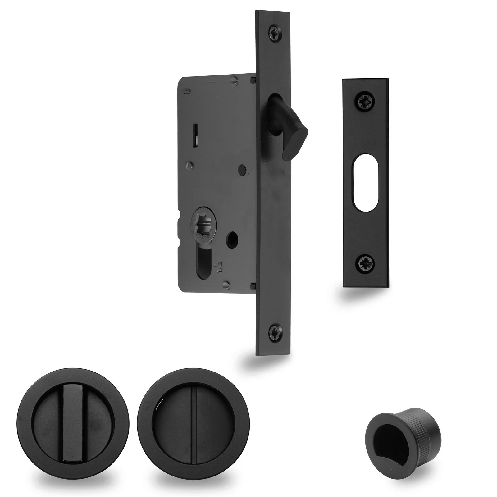 Zanda 8106+ Italian Range Privacy Flush Pull Kit - Available in Various Finishes - Image 6