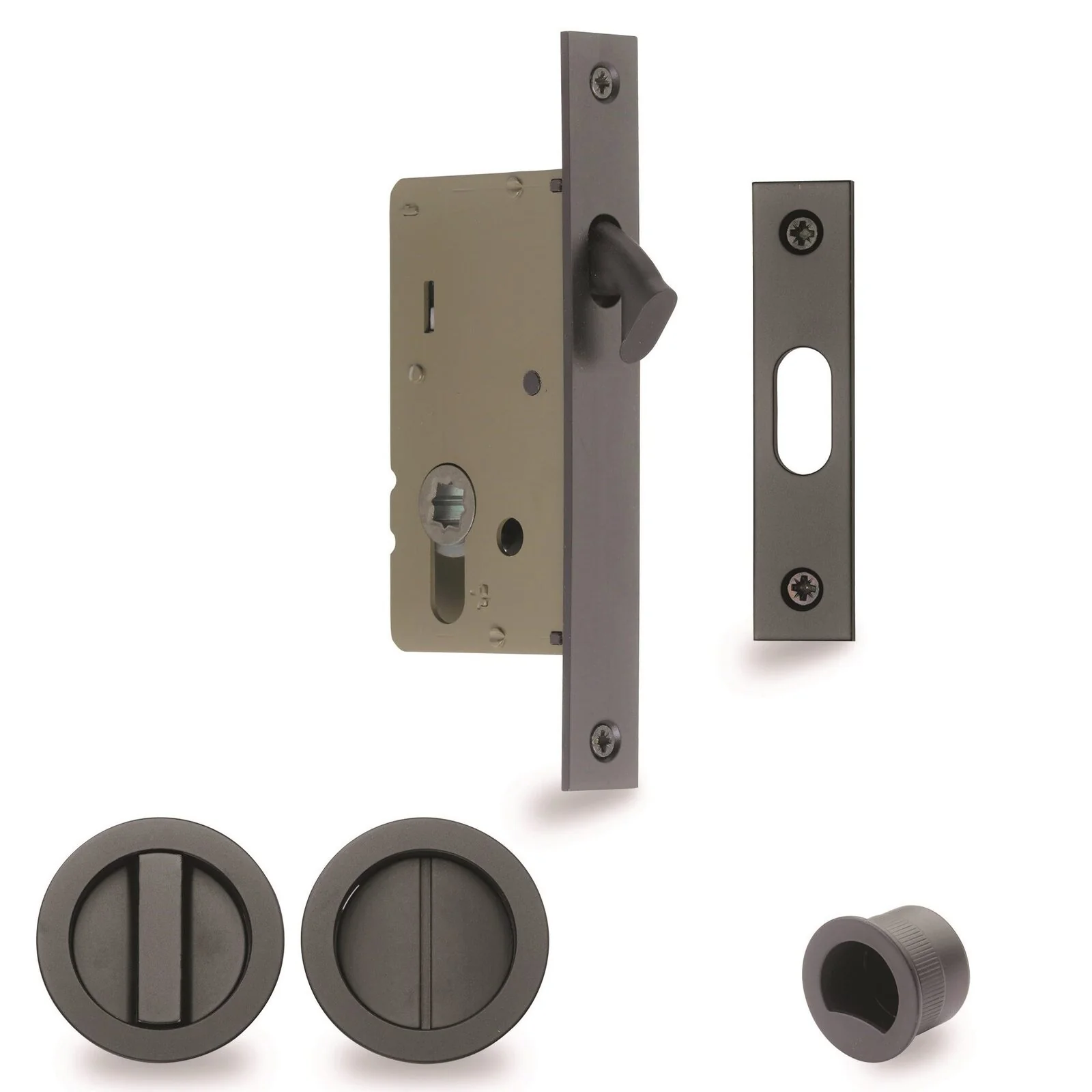 Zanda 8106+ Italian Range Privacy Flush Pull Kit - Available in Various Finishes - Image 7