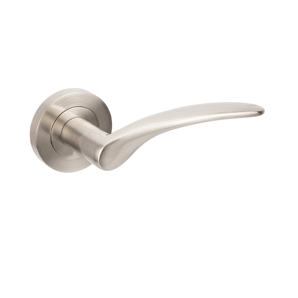 Zanda Apollo Door Handle Lever Set Brushed Nickel - Image 2