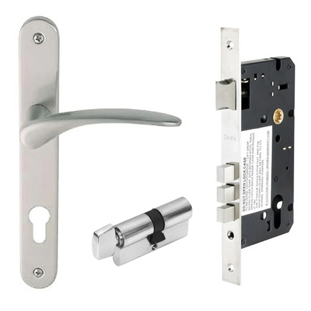 Zanda Apollo Longplate Door Lever Handle - Available in Various Finishes and Function - Image 11