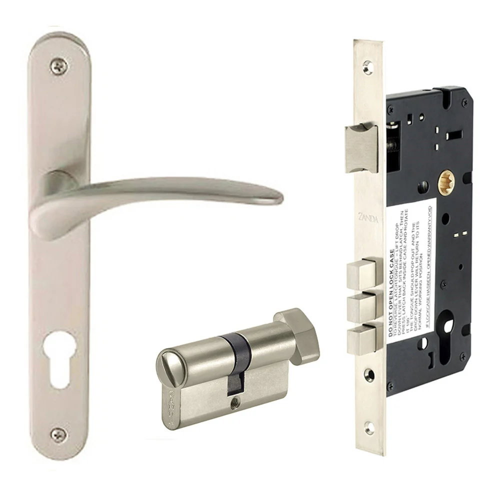Zanda Apollo Longplate Door Lever Handle - Available in Various Finishes and Function - Image 18