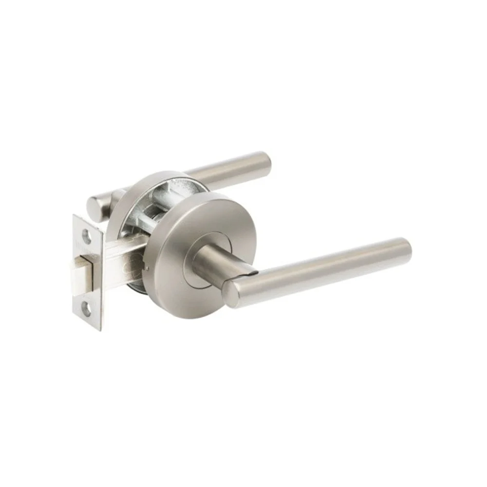 Zanda Baxter Door Lever Handle on Round Rose Passage Set - Available in Various Finishes - Image 4