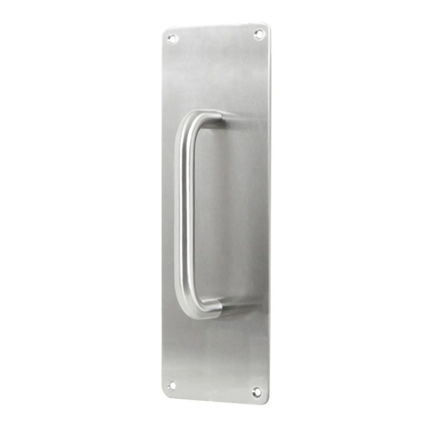 Zanda Door Pull Handle on Plate Stainless Steel - Available in Various Sizes - Image 2