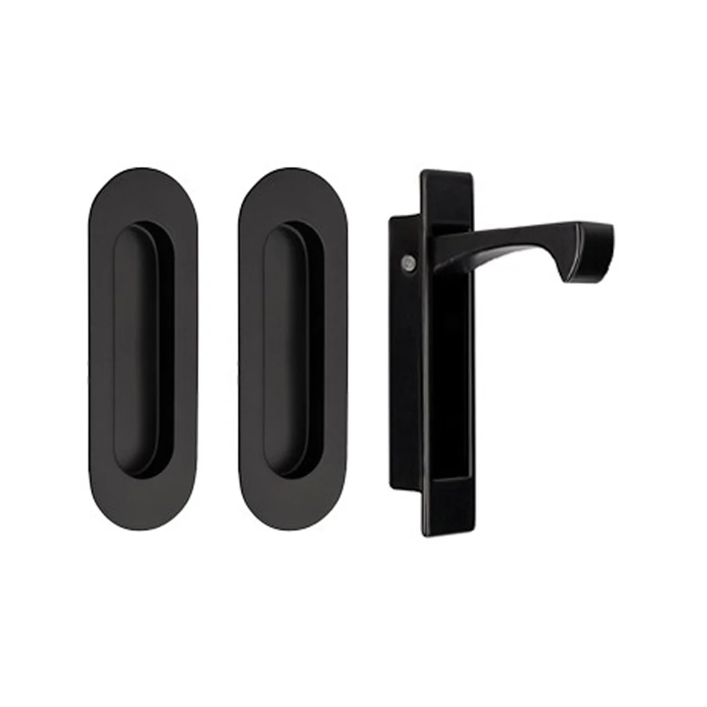 Zanda Duke Oval Style Flush Pull Kit - Available in Various Finishes - Image 3