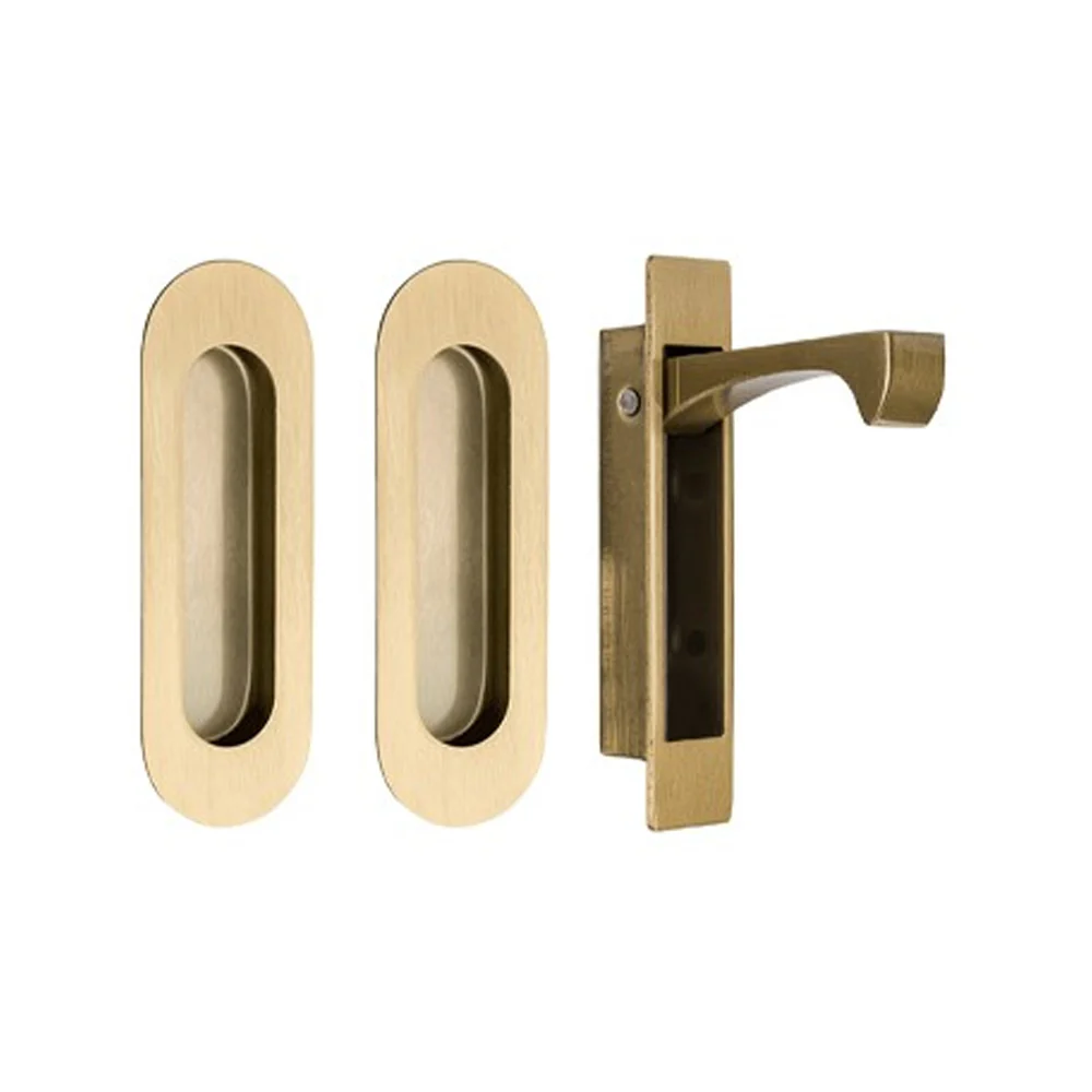 Zanda Duke Oval Style Flush Pull Kit - Available in Various Finishes - Image 5