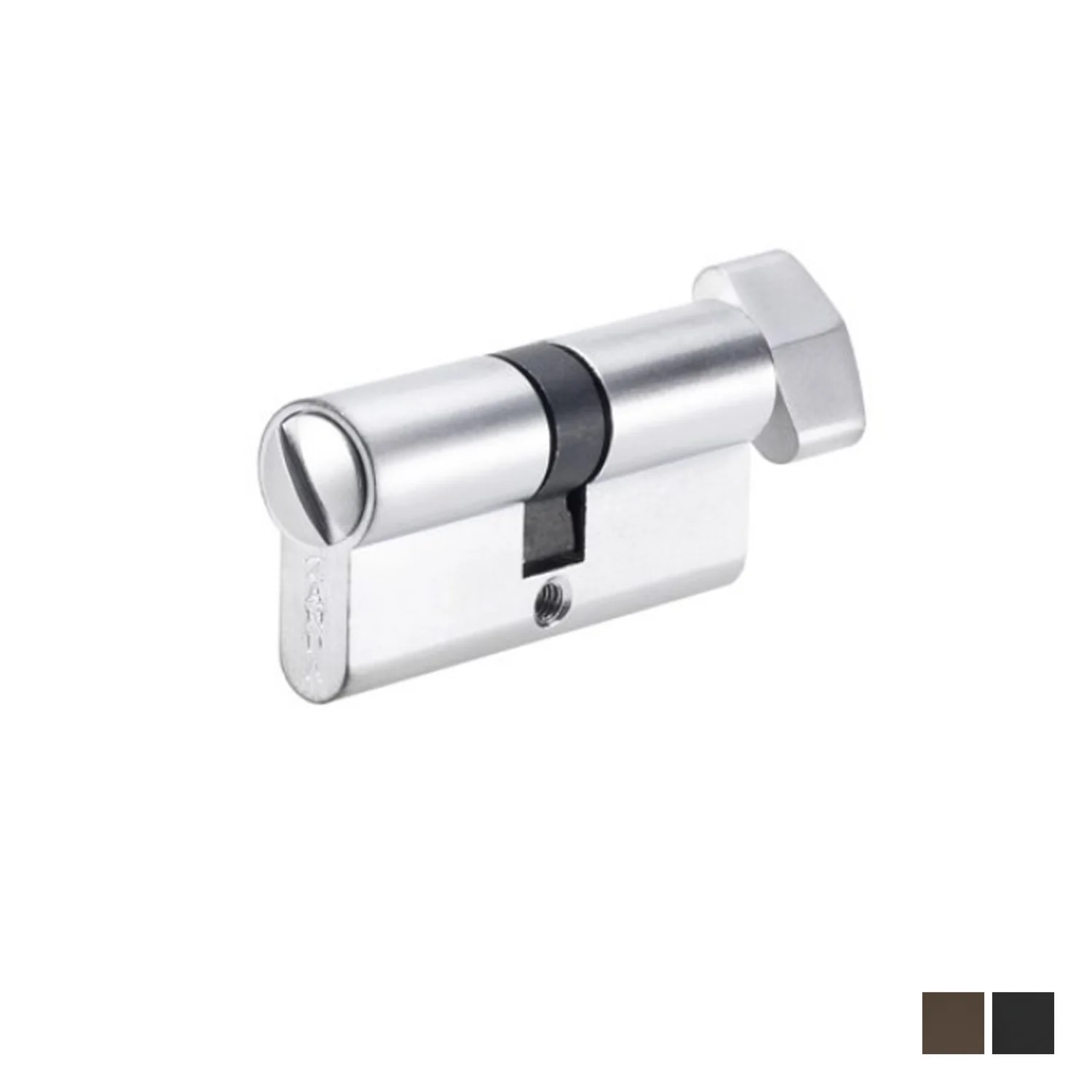 Zanda Euro Privacy Turn & Release - Available in Brushed Nickel and Matt Black
