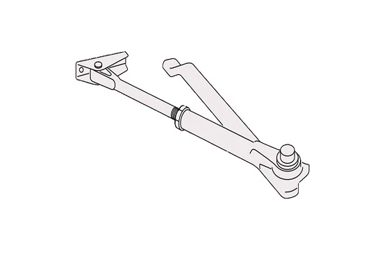 Zanda HOA1SE TS3204 Hold Open Armset Silver Finish