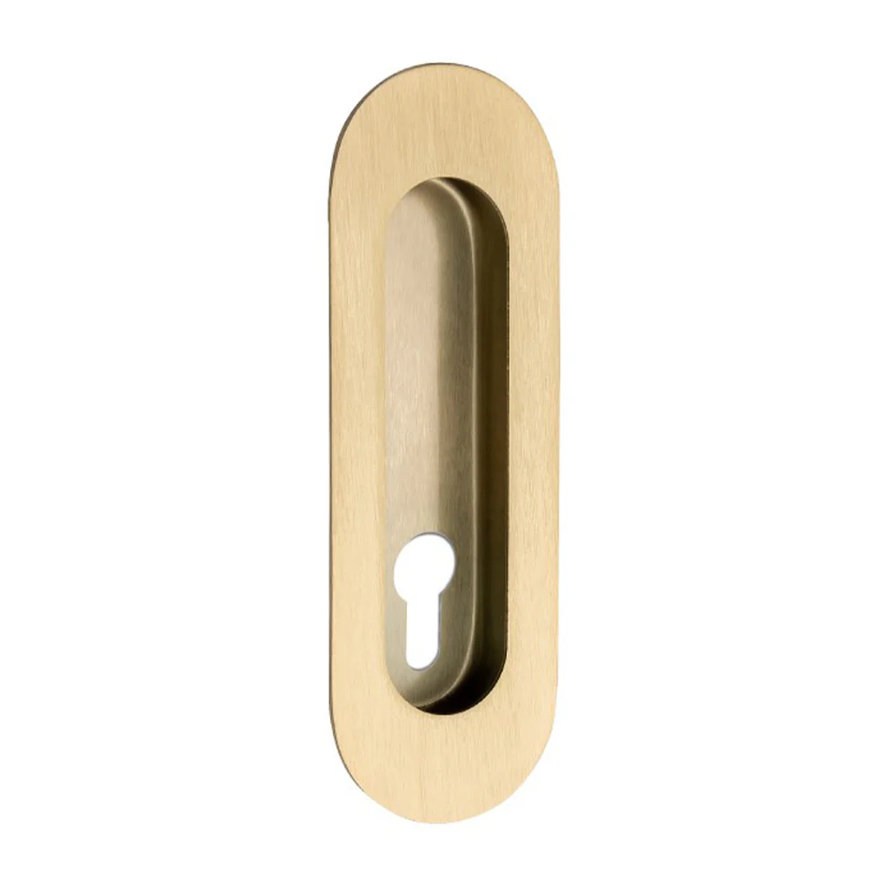Zanda Oval Flush Pull Concealed Fix - Available in Various Finishes and Fixing - Image 8